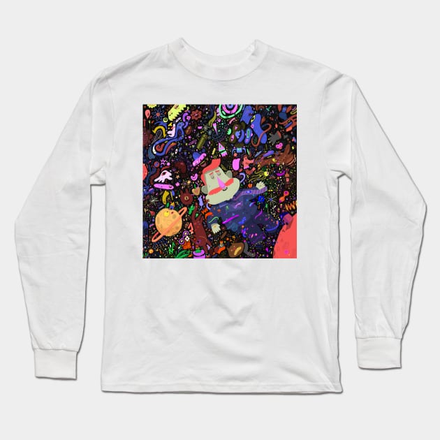 Cosmic Long Sleeve T-Shirt by Clement